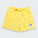 Yellow Casual Knit Shorts H988