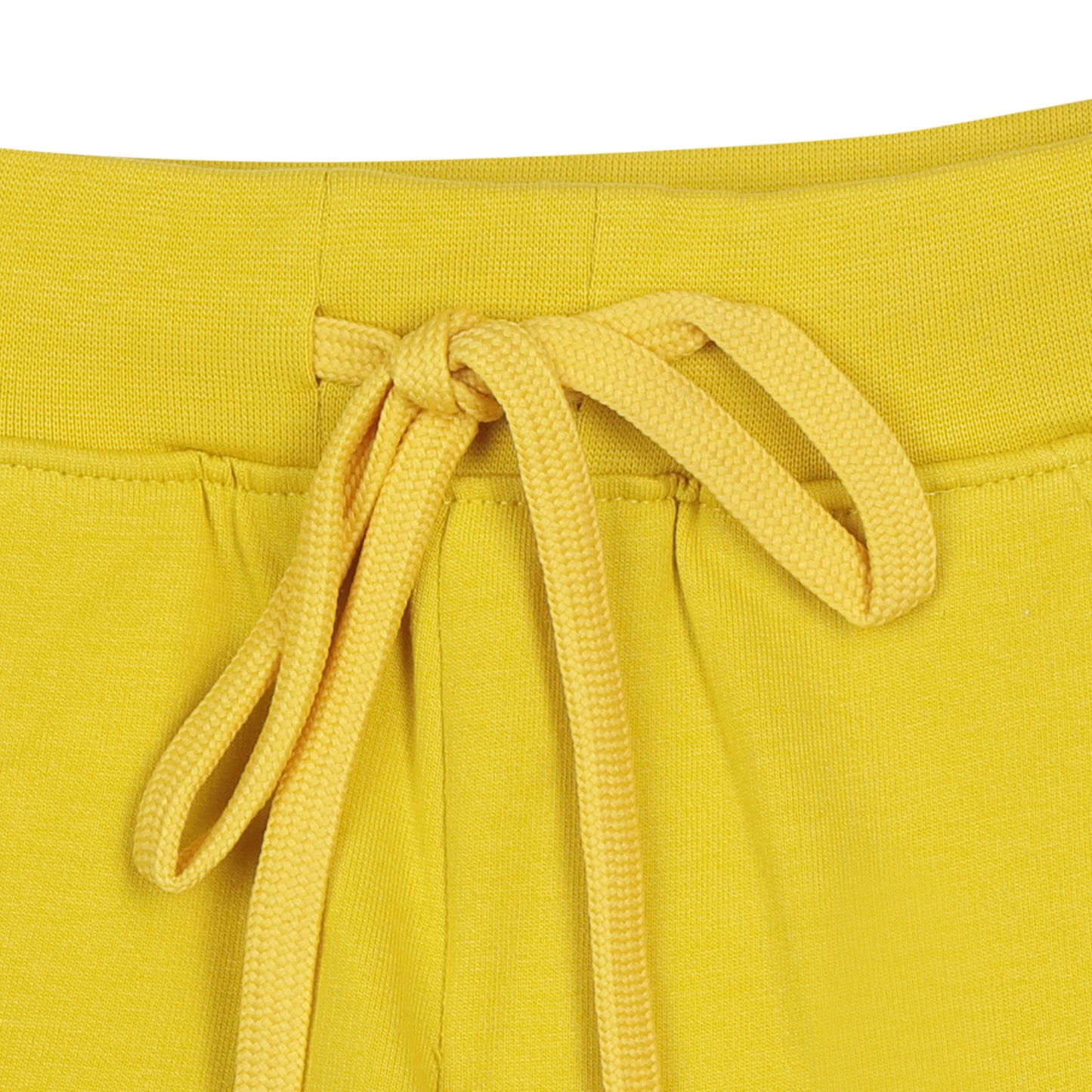 Mustard Shorts Plain Regular Fit