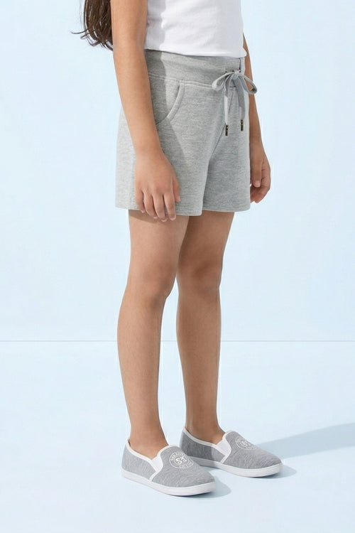 Classic Grey Drawstring Shorts H870