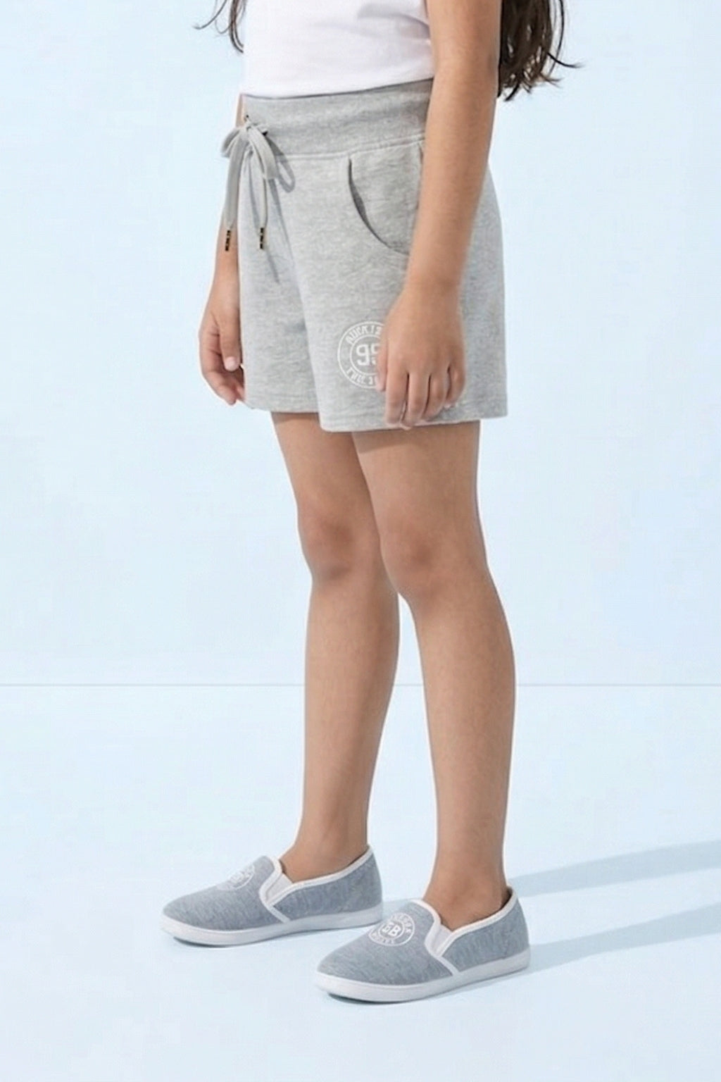 Grey Drawstring Shorts H870