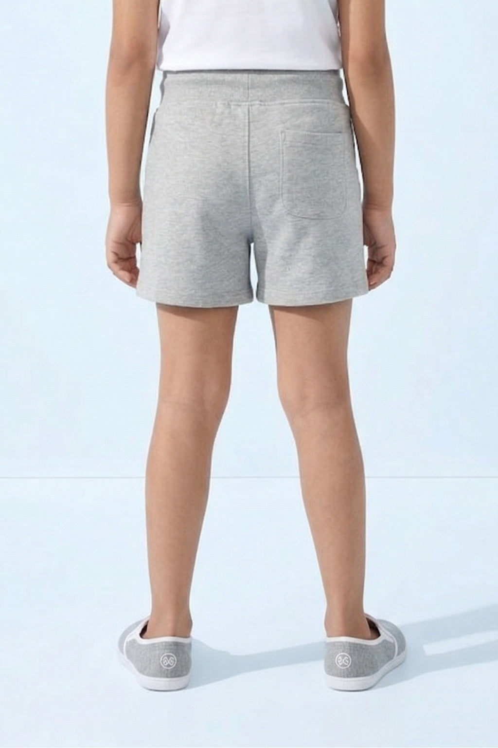 Grey Drawstring Shorts H870