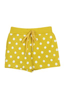 Mustard Polka Dot Shorts H875
