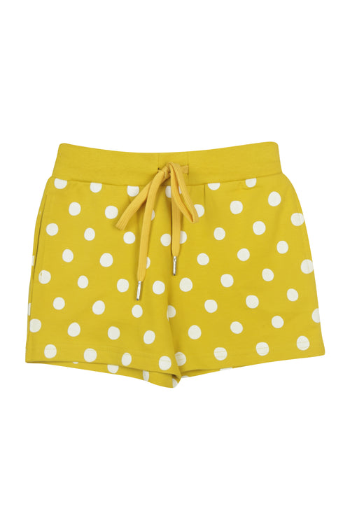 Mustard Polka Dot Shorts H875