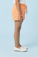 Everyday Comfort Soft Peach Polka Dot Shorts H875