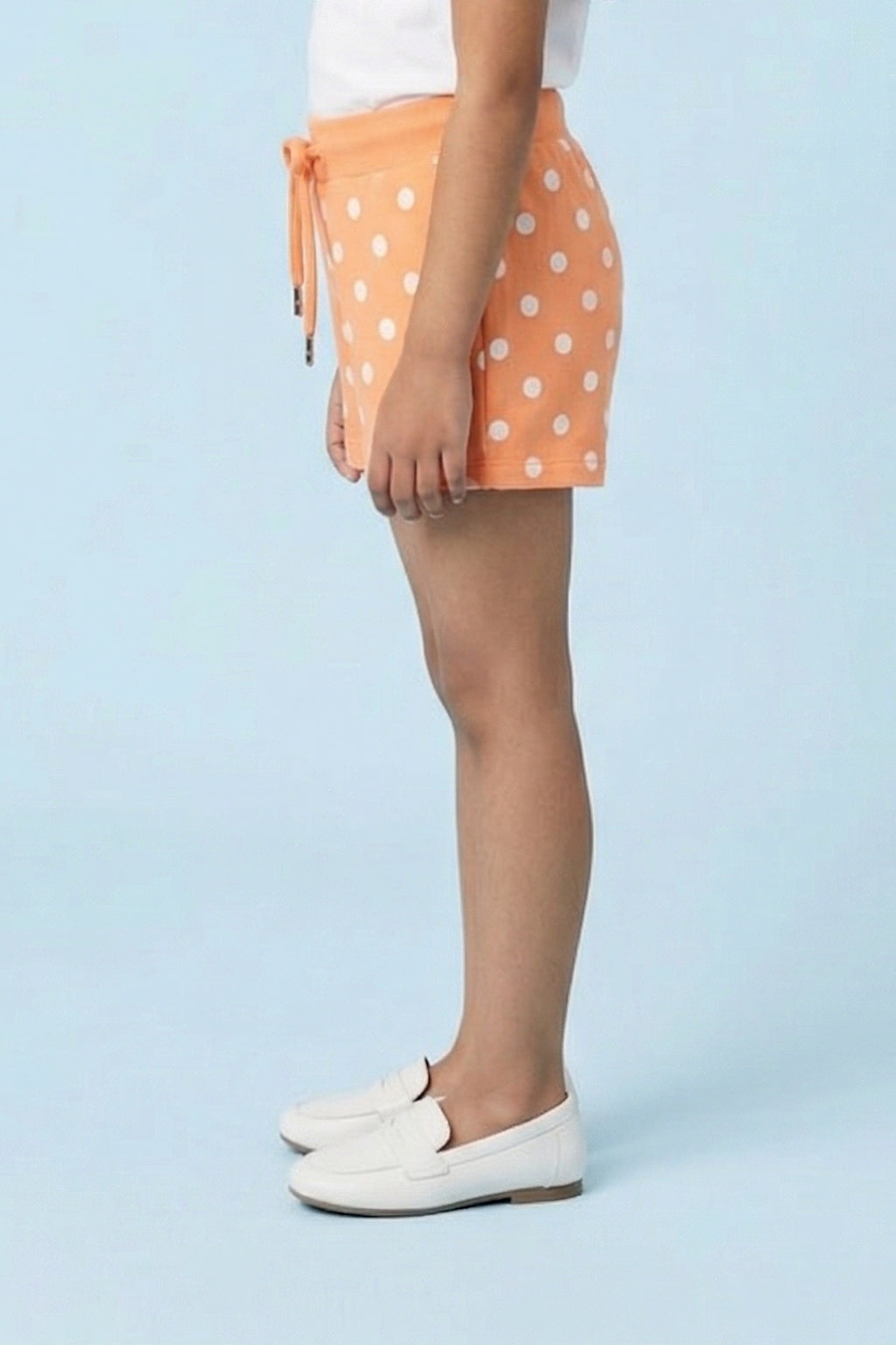 Peach Polka Dot Shorts H875