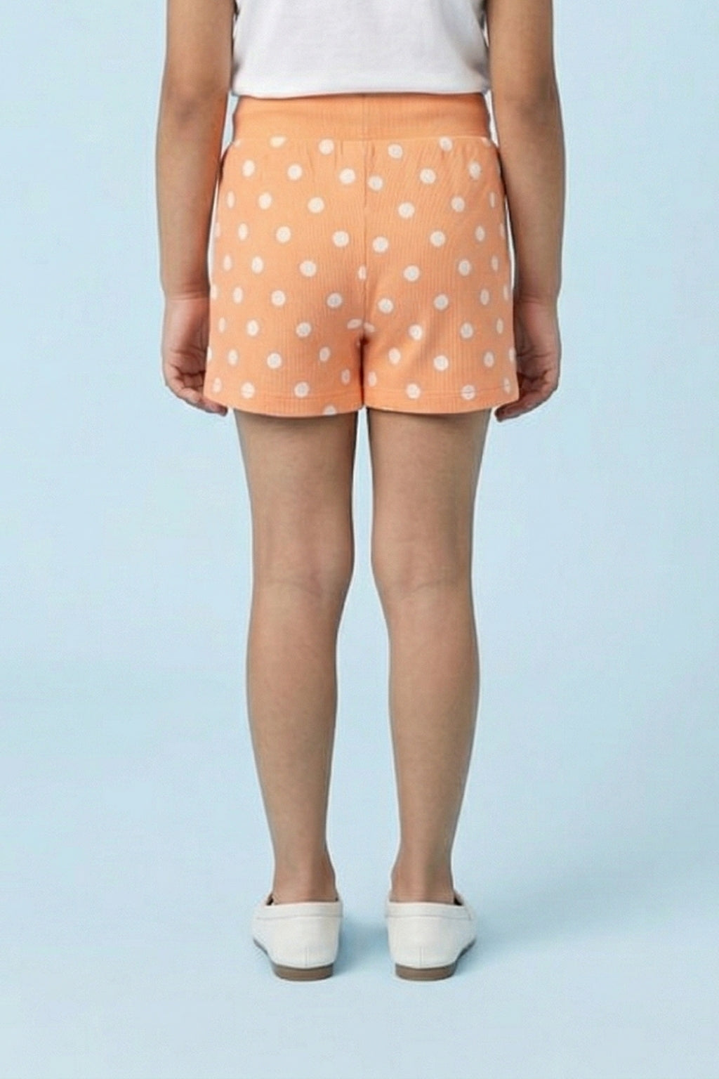Peach Polka Dot Shorts H875