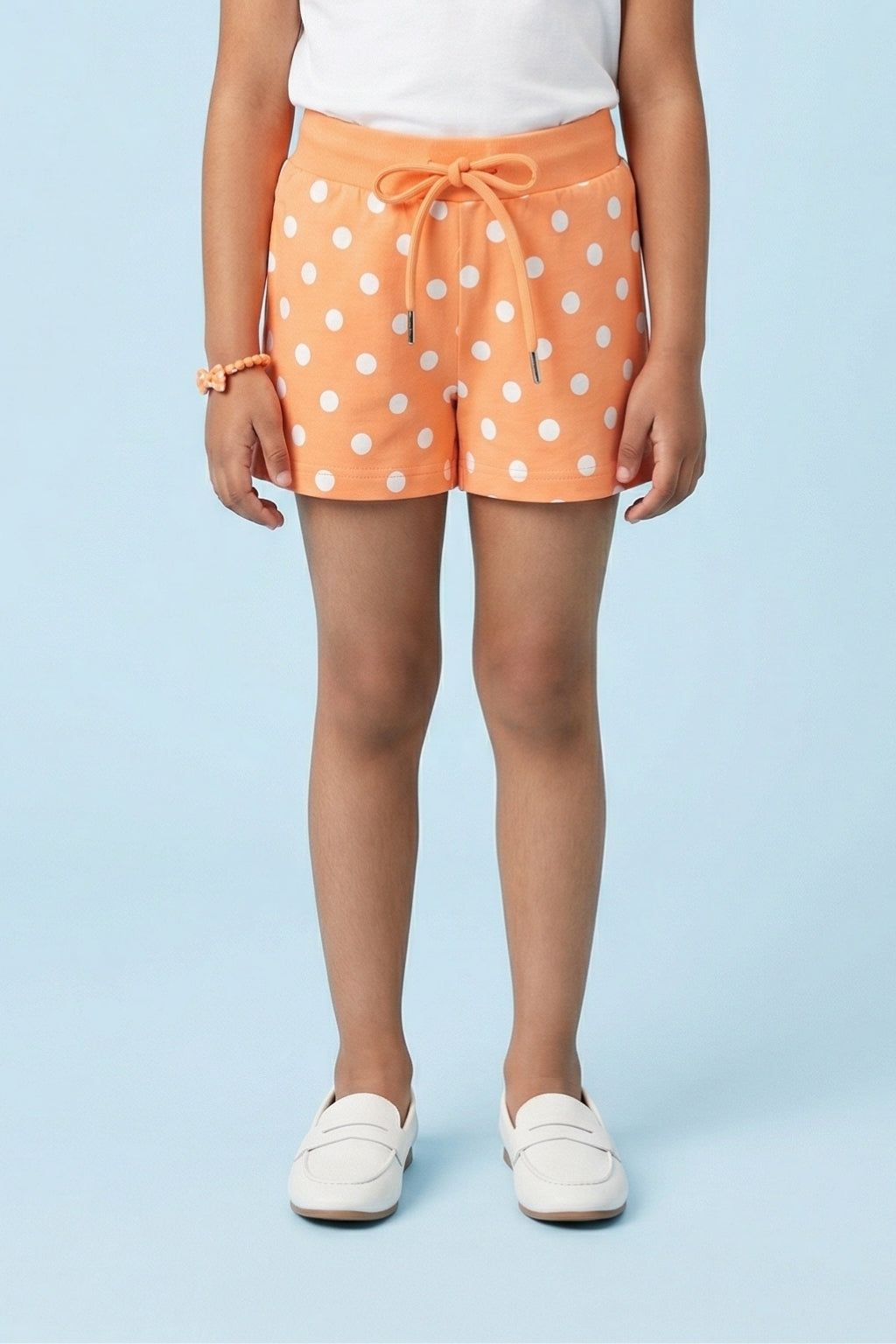 Peach Polka Dot Shorts H875