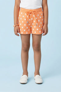 Peach Polka Dot Shorts H875