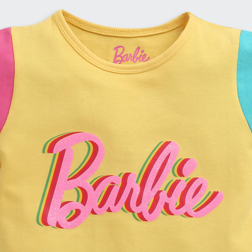 Barbie Yellow Logo T-Shirt BATP2003
