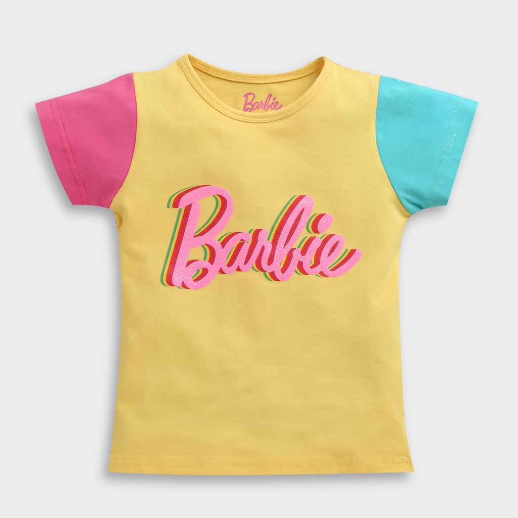 Barbie Yellow Logo T-Shirt BATP2003