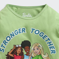 Green Barbie Full Sleeve Tee – Friendship Forever Print