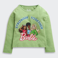 Green Barbie Full Sleeve Tee – Friendship Forever Print