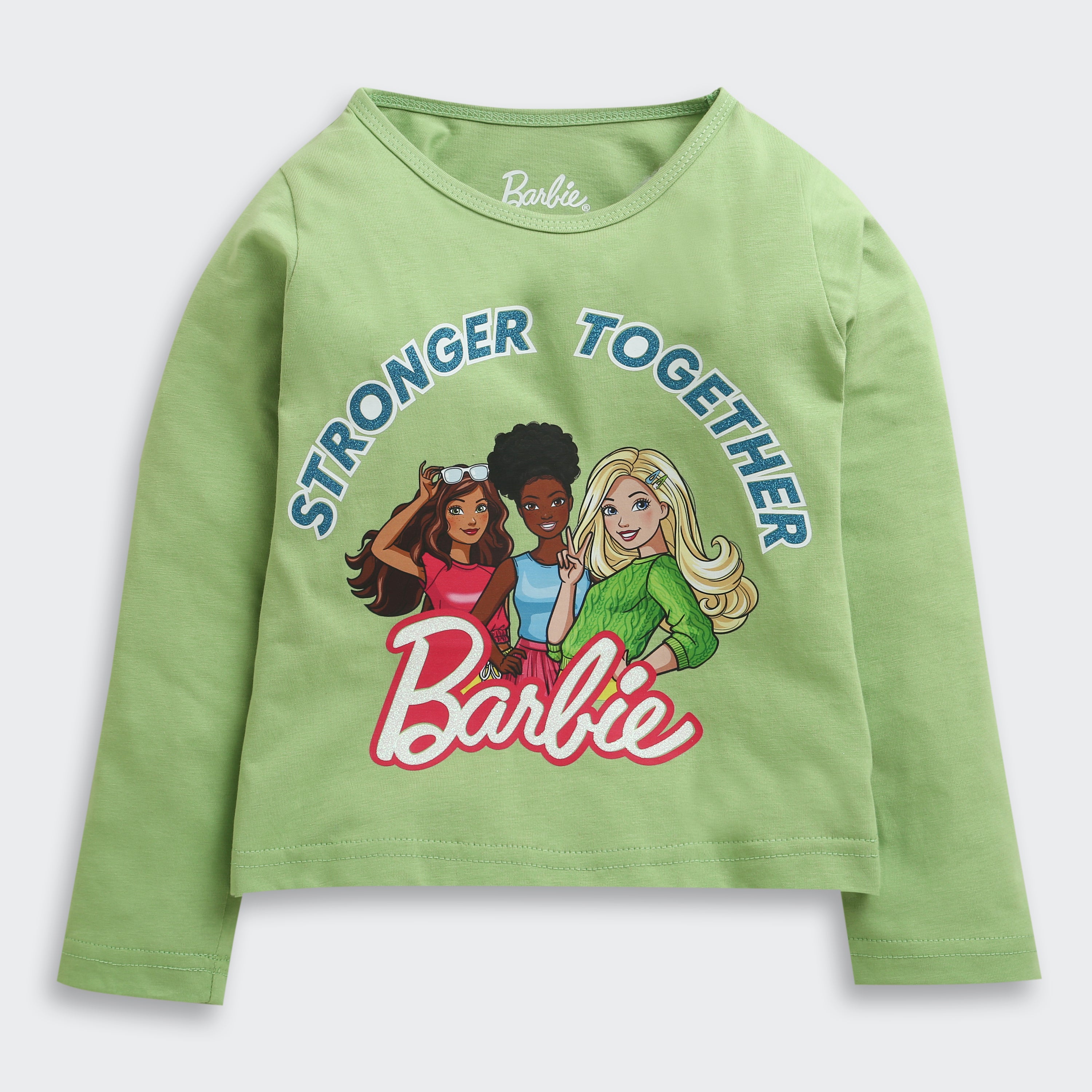 Green Barbie Full Sleeve Tee – Friendship Forever Print