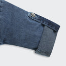 Barbie Dark Blue Classic Denim Jacket For Girls | Everyday Casual Outerwear | Kids | Tiny Girl India