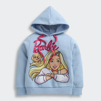 Blue Barbie Graphic Hoodie – Cozy Winter Casual Wear