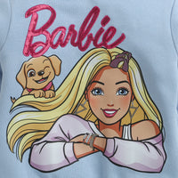 Blue Barbie Graphic Hoodie – Cozy Winter Casual Wear