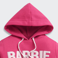 Red Barbie Hoodie – Girl Gang Graphic Winter Top