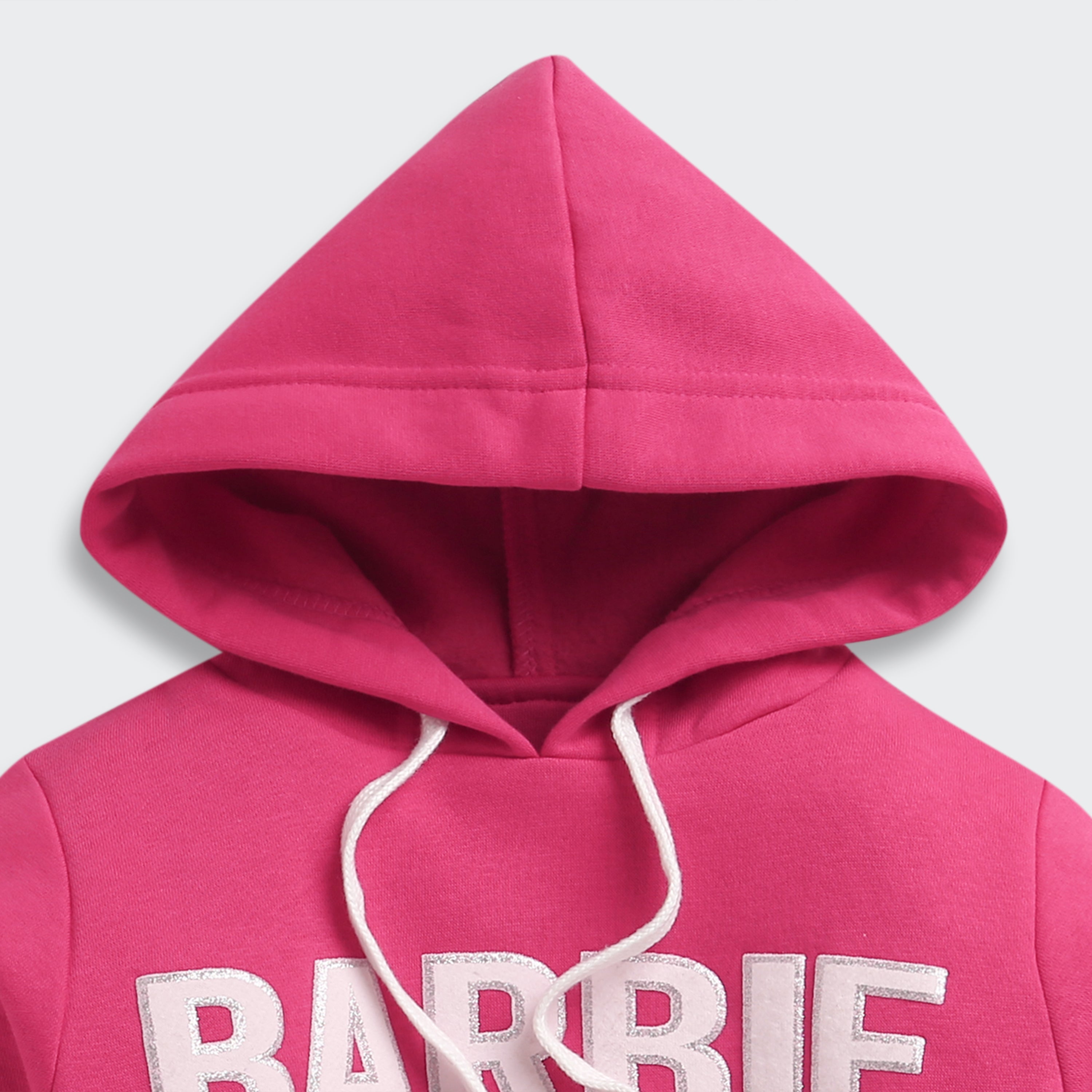 Red Barbie Hoodie – Girl Gang Graphic Winter Top