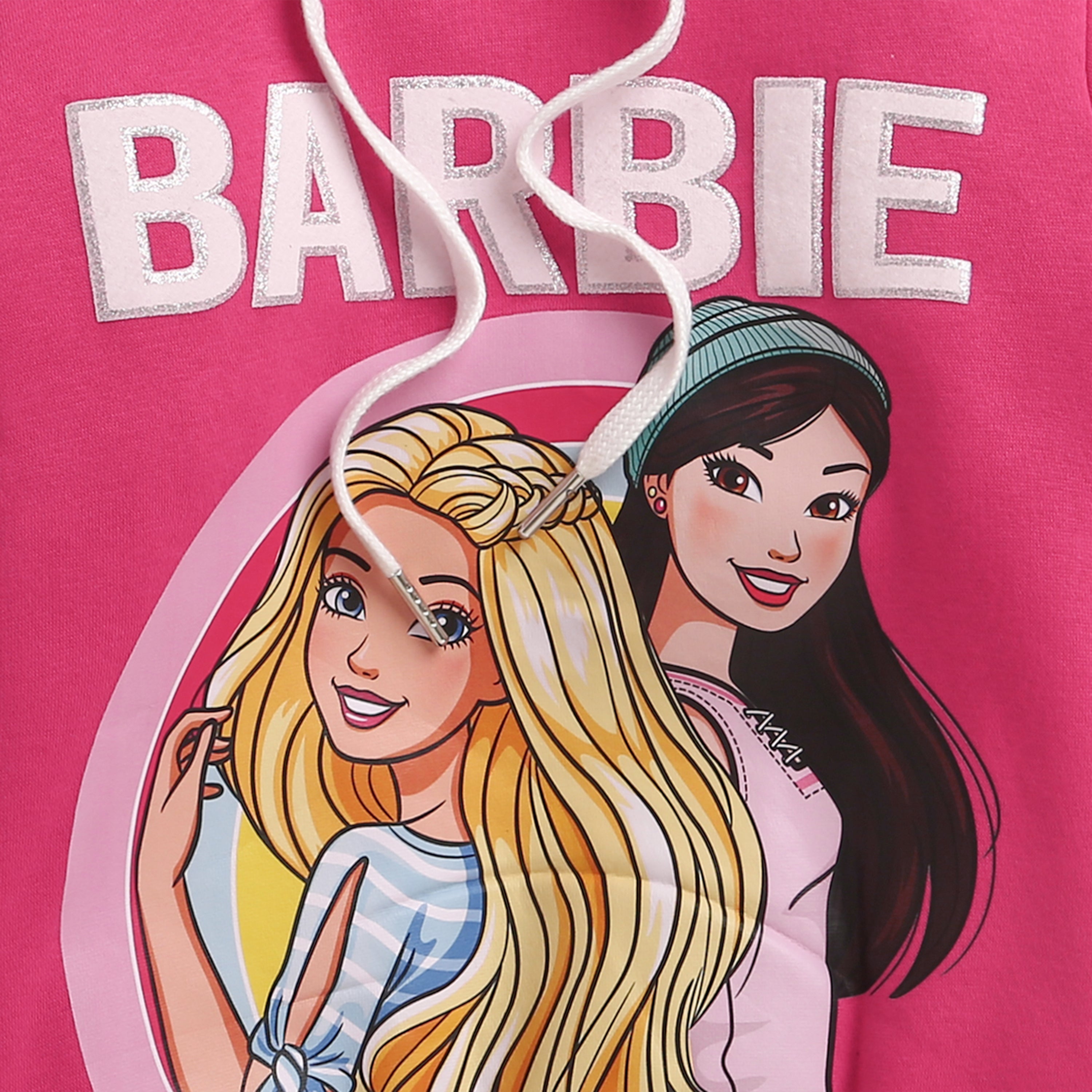 Red Barbie Hoodie – Girl Gang Graphic Winter Top