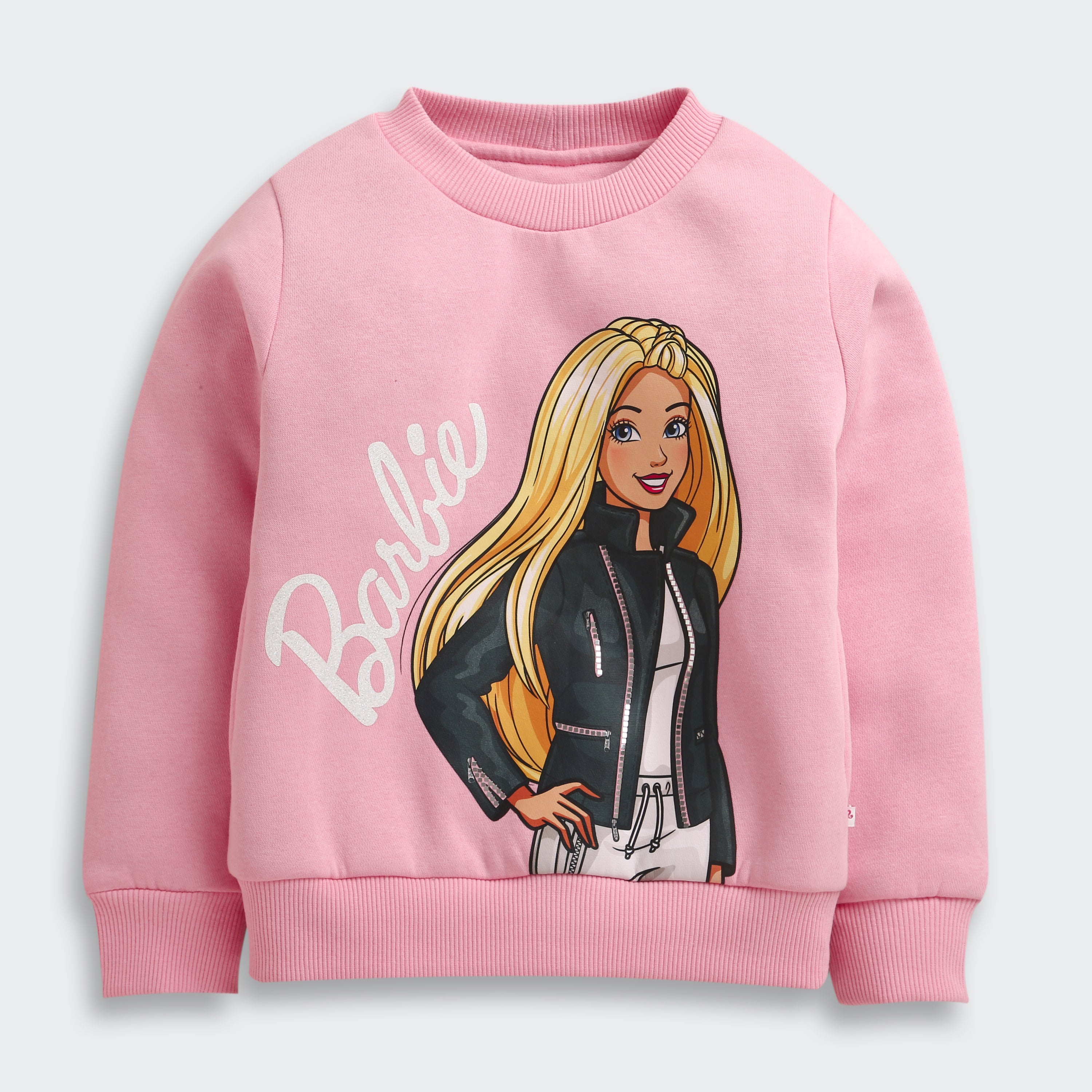 Pink Barbie Sweatshirt for Girls – Cozy Winter Wear
