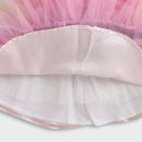 Barbie Rainbow Tulle Layered Party Dress For Girls | Multicolor Birthday Frock | Kids | Tiny Girl India