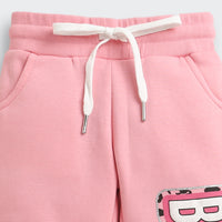Barbie Pink Joggers for Girls | Trendy Kids Track Pants | Cotton Lower for Daughters | Stylish Children's Activewear | Shop Barbie Collection India