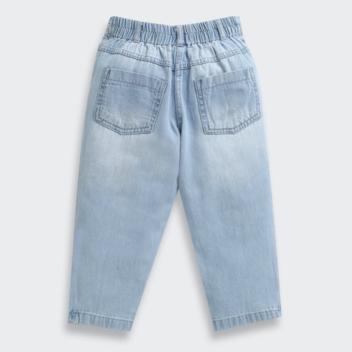 Barbie Girls Light Blue Denim Straight Pants BAP562