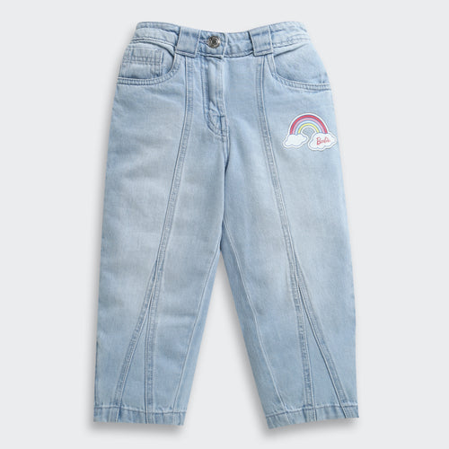 Barbie Girls Light Blue Denim Straight Pants BAP562