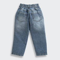 Barbie x Tiny Girl Character Print Jeans for Girls | Trendy Kidswea