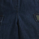 Barbie Dark Blue Wide-Leg Denim Cargo Pants BAP555