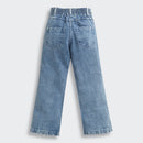 Barbie Distressed Patchwork Girls Light Blue Jeans | Trendy Girls Outfit Online | Kids