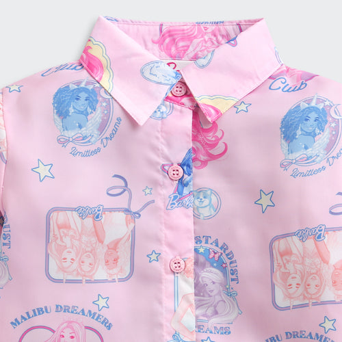 Barbie Pink Print Shirt BATP2140
