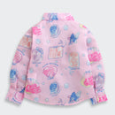 Pink Barbie Print Shirt – Classic Collared Charm