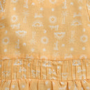 Mustard & White Lace Co-ord Set – Elegant Summer Look