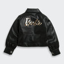 Black Faux Leather Co-ord Set – Cool Party Look for Girls