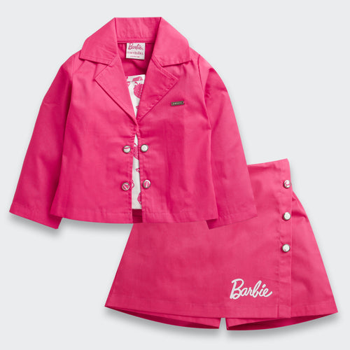 Barbie Hot Pink Blazer & Skirt Set BASET414