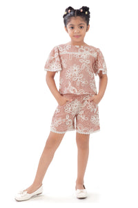 Onion Pink Printed Co-Ord Set