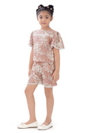 Onion Pink Printed Co-Ord Set