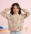 Floral Printed Jacket J378