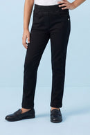 Black Cotton Leggings JG866
