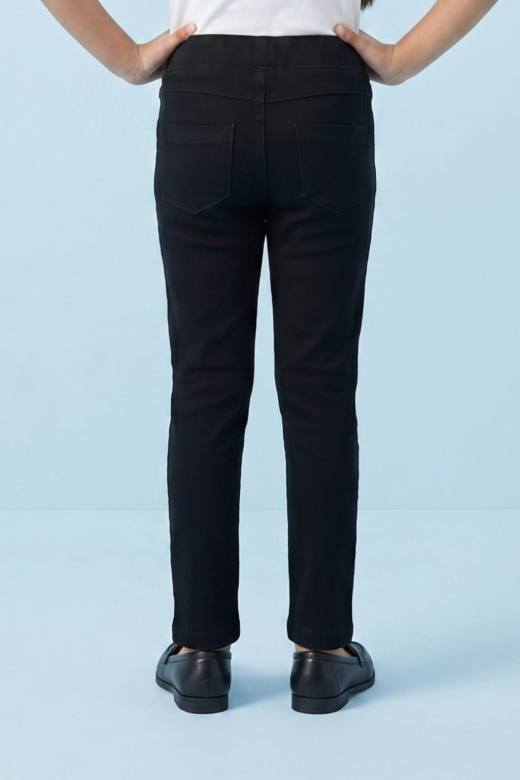 Black Cotton Leggings JG866