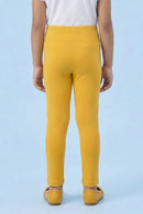 Yellow Cotton Leggings JG867