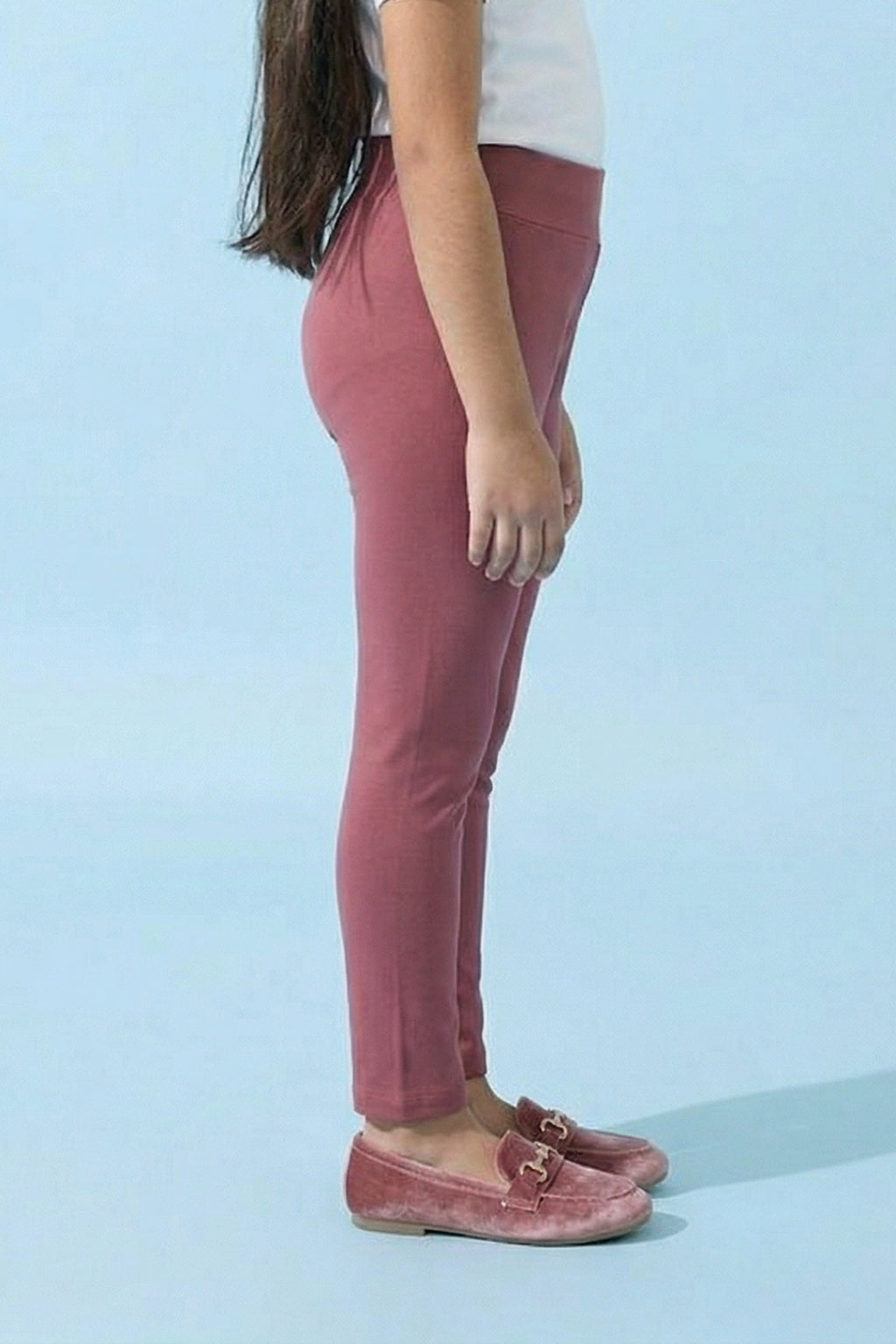 Soft Dusty Onion Pink Leggings JG867
