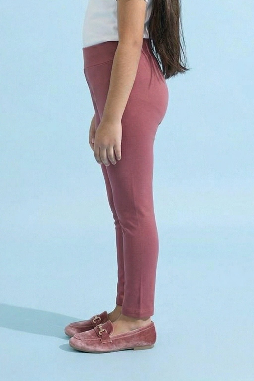 Soft Dusty Onion Pink Leggings JG867