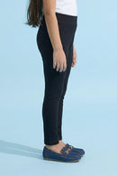 Black Cotton Leggings JG867
