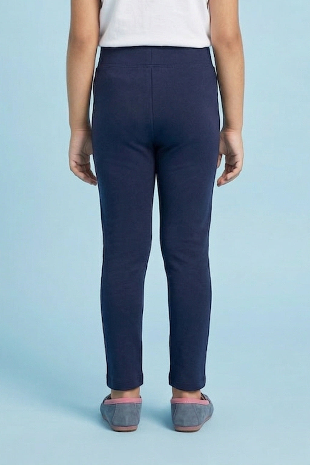 Sleek Navy Blue Pants JG867