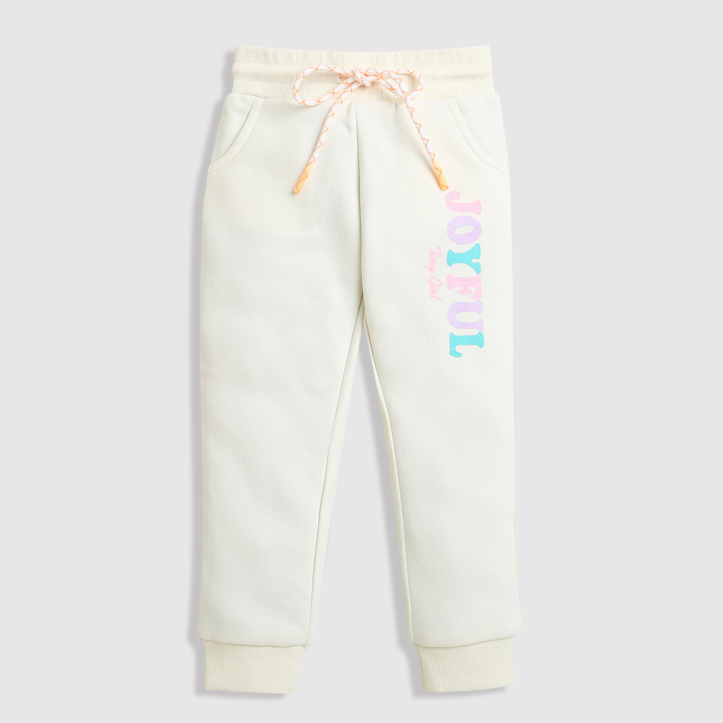 White Joggers – Soft Glow Edition