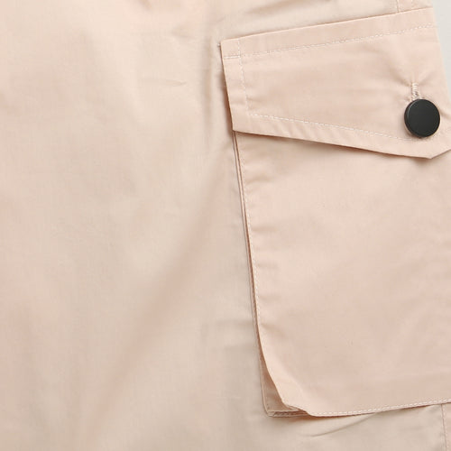 Beige Utility Cargo Joggers 0142