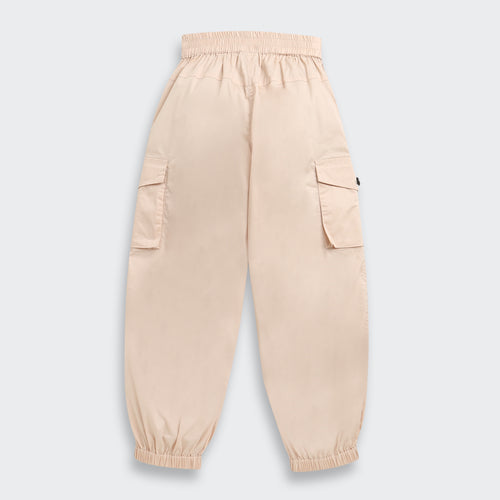 Beige Utility Cargo Joggers 0142