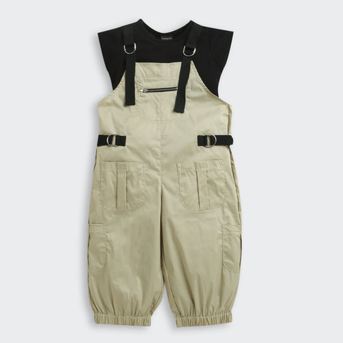 Urban Cargo Style Fawn Dungaree JP348